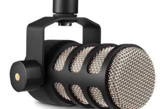 RØDE PodMic Broadcast-quality Dynamic Microphone with Integrated Swing Mount for Podcasting, Streaming, Gaming, and Voice Recording