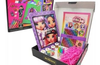 Rainbow High Scrapbooking Set with Notepad Pens Sticker & Accessories