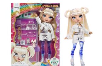 Rainbow High Sparkle and Shine Whitney Doll, 28cm, White Hair