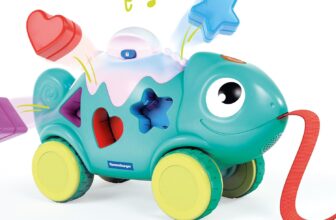 Ravensburger Play 4-in-1 Chameleon Colour & Shape Sorter for 1 year old – Baby Toy – Toys for 1 Year Old – Toddler Toys – Baby Sensory Toys