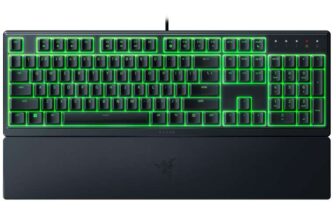 Razer Ornata V3 X – Low Profile Gaming Keyboard (Silent Membrane Switches, UV-Coated Keycaps, Durable