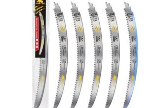 Reciprocating Saw Blades for Wood Pruning 380mm 6TPI 5-Pack