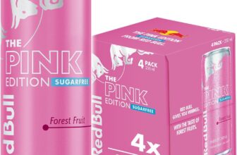 Red Bull Energy Drink Sugar Free Pink Edition Forest Fruits 250ml x4