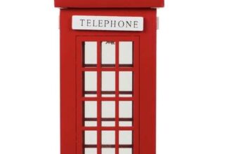 Red Telephone Box Bird Feeder – Free C&C