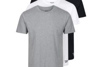 Reebok Mens 3 Pack T Shirts Santo