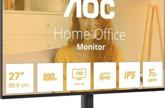 Refurbished AOC 27B3HA2 27 Widescreen IPS WLED Black Multimedia Monitor 1920×1080/1ms (with code) sold by Parts-4PCs
