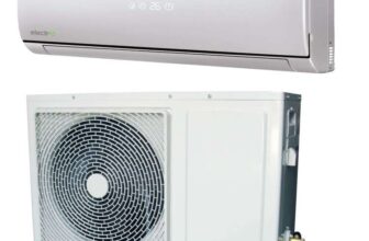 Refurbished electriQ 9000 BTU Wall Mounted Split Air Conditioner with Heat Pump 5m Pipe Kit