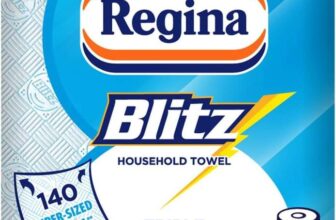 Regina Blitz Household Towels 8 Triple Layered Rolls, 70 Sheets Per Roll (£10.62 S&S)