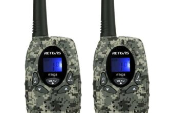 Retevis RT628 Kids Walkie Talkies, Long Range 8CH (1 Pair, Camouflage) -w/voucher- Sold by RetevisDirect, FBA