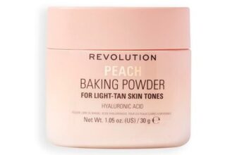 Revolution Loose Baking Powder, Peach Makeup Setting Powder