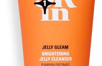 Revolution Skin, Jelly Gleam Natural Fruit AHAs Brightening Jelly Cleanser, Exfoliates For A Radiant Complexion, Vegan & Cruelty-Free, 150ml