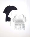 River Island Mens 100% Cotton Slim Fit T-Shirt 3 Pack (Sizes XXS-XXL) – With Code