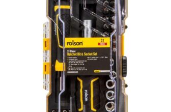 Rolson Ratchet Bit & Socket Set 31 Pieces – clubcard price