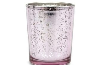 Rose Gold Glass Votive 7cm