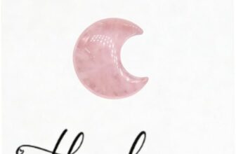Rose Quartz Moon Genuine Crystal Gift with Love Message Card Healing Crystals Heartfelt Keepsake Unique Meaningful Birthday Present Pink Rose Quartz Jade Jewelry Ornaments Mum and Daughter Gifts