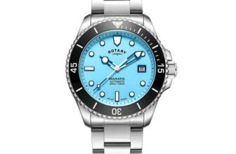 Rotary Seamatic GMTAutomatic Watch (NH34 Movement) – Blue/Silver