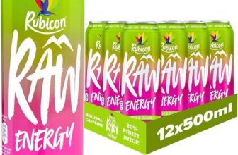 Rubicon RAW 12 Pack Apple & Guava 500ml Energy Drink/ Rubicon RAW 12 Pack Berry & Grape Wave Edition S&S £8.99