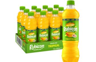 Rubicon Sparkling Tropical 12 x 500ml (BBE 30/09/26)