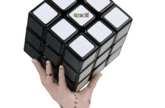 Rubiks Cube Greyscale Wednesday Cube