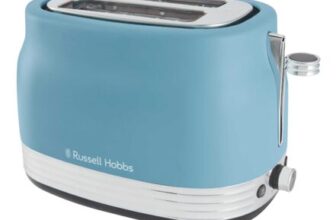 Russell Hobbs 28651 Hanley 2 Slice 900W Retro Toaster – Blue