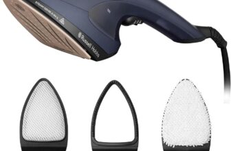 Russell Hobbs Steam Genie 2in1 Handheld Clothes Steamer with Ironing Option, Ready to Use in 1m, Power Indicator, 150ml Removable Tank, 3 Attachments, 10m Steam Time, 1400-1700W, 28370