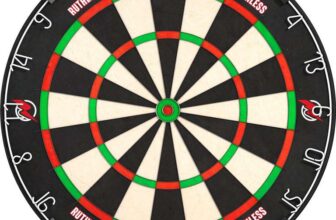 Ruthless Marksman Dartboard Professional Dart Board – Ultra Thin Wires