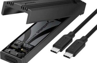 SABRENT NVMe Enclosure USB C 10Gbps M.2 Enclosure Aluminium SSD caddy for PCIe NVMe SSDs with discount at checkout Store4PC-UK FBA