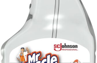 SC Johnson Professional Mr Muscle Washroom Cleaner Removes Soap Scum & Limescale Fresh Citrus Hospital Grade 750ml Spray for Professional Use Only
