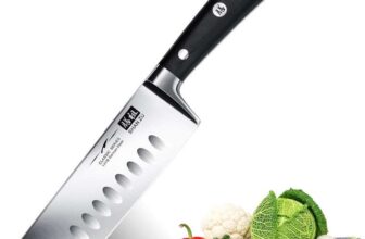 SHAN ZU Japanese Nakiri Knife 6.5 Inch – W/Voucher