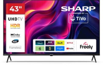 SHARP 43 4K Ultra HD Smart TV – REFURB-A with code Currys Clearance