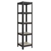 SONGMICS Shelving Unit, 37 x 37 x 150 cm, 400 kg Load Capacity (80 kg per Shelf), Industrial