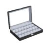 SONGMICS Watch Box, Lockable Watch Case, Watch Storage Box with 24 Slots, Glass Lid – Sold & Shipped by Songmics Home UK