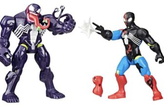 SPIDER-MAN Hasbro Marvel SPD MixMashers, Venom vs Venomized Spiderman