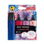 STABILO BOSS ORIGINAL NatureCOLORS Wildflower Highlighter Set of 4