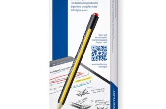 STAEDTLER 180J 22-1 Noris Digital Jumbo EMR Stylus with Soft Digital Eraser – For EMR Equipped Displays – Sold by LED-ART FBA