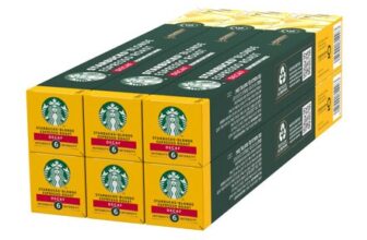 STARBUCKS Decaf Blonde Espresso Roast by Nespresso, Blonde Roast
