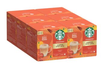 STARBUCKS Pumpkin Spice by Nescafé Dolce Gusto Coffee Pods 72 Caps Premium Starbucks Dulce-Gusto machine pods S& S £11.54