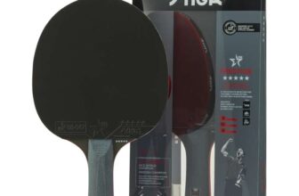 STIGA Prestige 5-Star Table Tennis Racket Professional High-Speed Ping Pong Paddle with ITTF-Approved Rubber, 2.0mm Sponge
