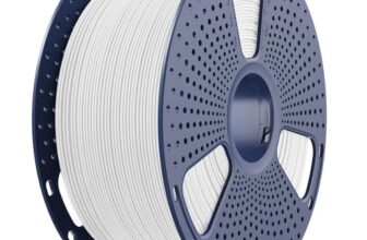 SUNLU 3KG PLA Matte 3D Printer Filament 1.75mm, White – w/Voucher, Sold by SUNLU-EU / FBA