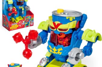 SUPERTHINGS Ultra Striker Mr. King. Mr. Kings Ultra Striker robot from the animated series Superthings Kazoom Power. Contains 1 Ultra Striker robot and 1 exclusive Mr. King.