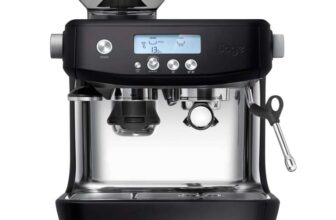 Sage Barista Pro, Bean to Cup Coffee Machine with Grinder and Milk Frother, Black Truffle. Sold by Pattern UK FBA