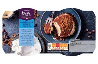 Sainsburys 2 x 100g Caramelised Biscuit Tiramisu, Taste the Difference – Nectar Price