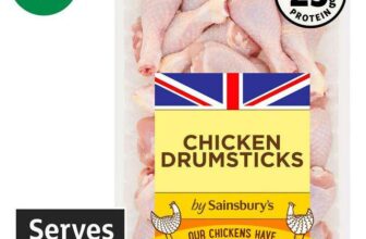 Sainsburys 2kg British Chicken Drumsticks – Nectar Price