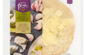 Sainsburys 310g Ultimate Garlic & Mozzarella Flatbread, Taste the Difference Nectar Price