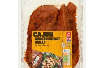 Sainsburys Cajun British Chicken Breast Grills 330g