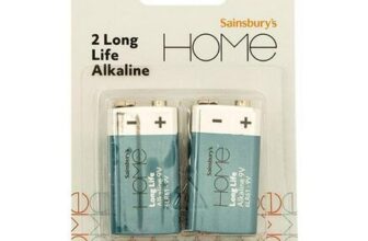 Sainsburys Home Long Life 9V2 Alk Batteries