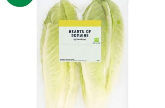 Sainsburys Romaine Lettuce Hearts, Twin Pack x2 Nectar Price
