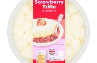 Sainsburys Strawberry Trifle Dessert 600g (Nectar)