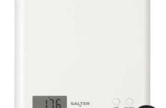 Salter Digital Kitchen Scale – 3kg Capacity, Battery Included, High Precision, Accurate Food Weighing, Easy Read Display, 15 Year Guarantee