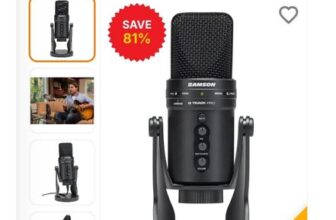 Samson Professional USB Microphone with Built-in Audio Interface